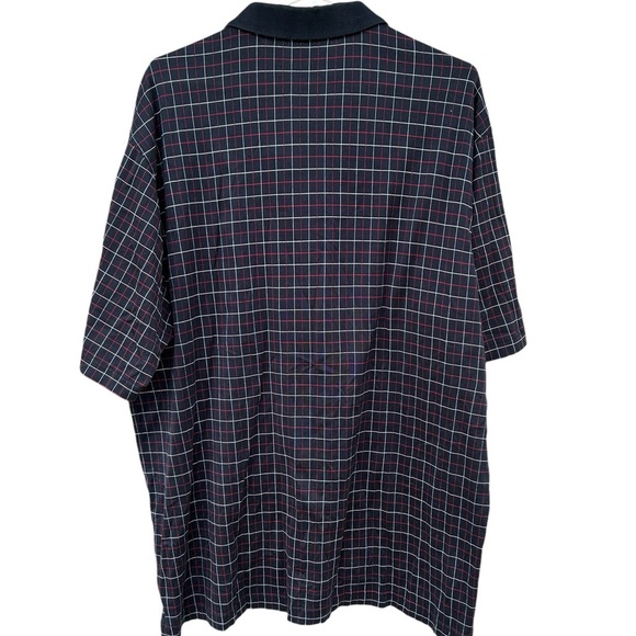 Amen Corner Authentic Masters Golf Polo - Size XL - 100% Cotton - Plaid - Picture 7 of 10